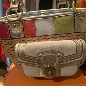 Limited addition coach Beach bag Authentic